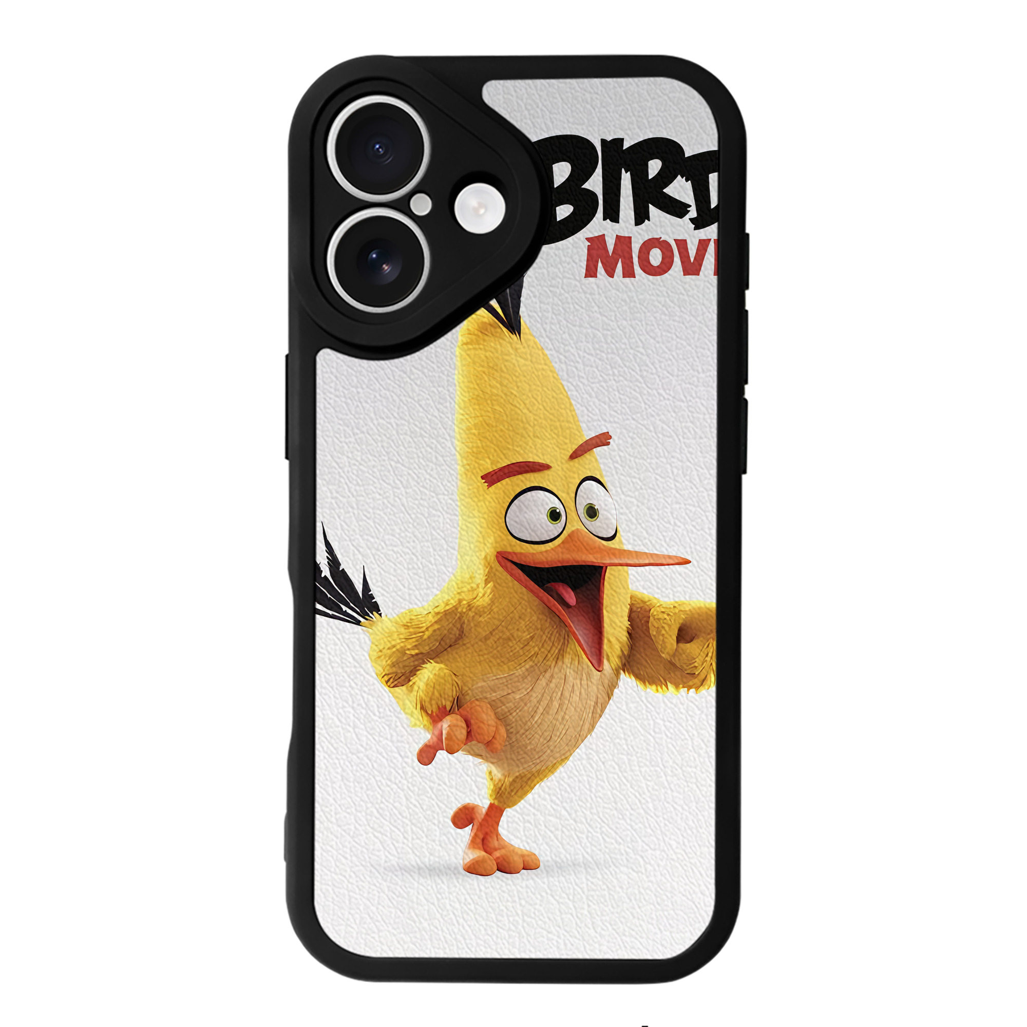 （画像用） Angry Birds アングリーバード 【iPhone 16シリーズ対応】シリコンスマホケース（レザー調） 材質：シリコン